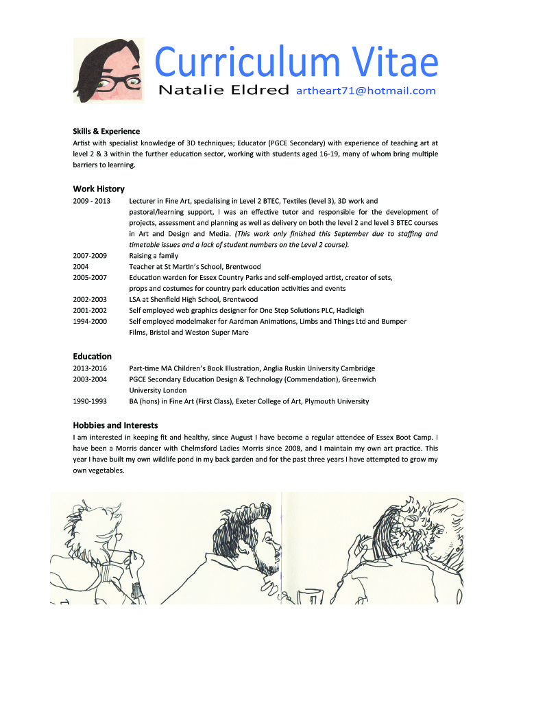 Natalie Eldred CV