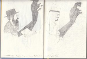 First sketches to see how the figures might look