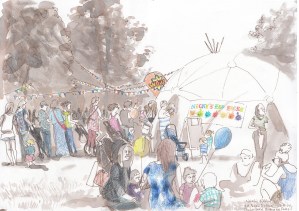 Queuing for Face Painting - 02